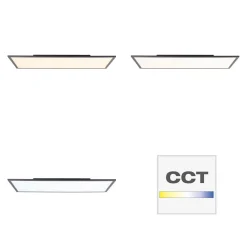 Hot Brilliant LED-Deckenleuchte Jacinda schwarz 80 x 40 cm