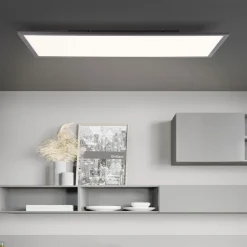 Hot Brilliant LED-Deckenleuchte Jacinda schwarz 80 x 40 cm