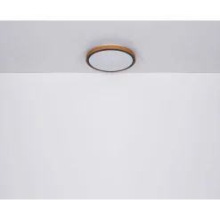 Clearance LED DL Bruno D43,7cm holz-schwarz24W 1000lm CCT3000/4500/6000K