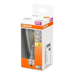 Sale Osram LED Edisonform E27 806lm 2.700K 60 WErsatz warmweiss Filament klar