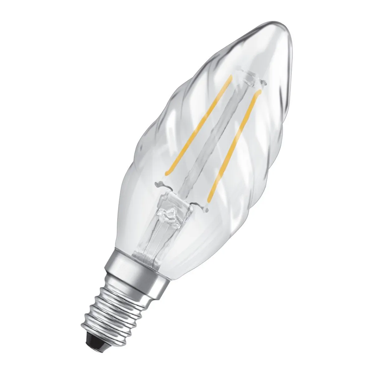 Online Osram LED Kerze gedreht E14 250lm 2.700K 25 WErsatz warmweiss Filament klar