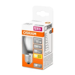 Hot Osram LED Tropfen E27 136lm 2.700K 15 WErsatz warmweiss Filament matt
