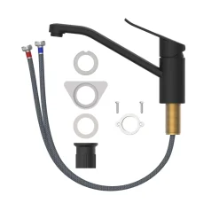 Best LENZ Spültischarmatur Mila Anti-Fingerabdruck Schwarz Matt
