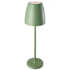 Best Lightme Akku-Tischleuchte Tavola salbeigrün