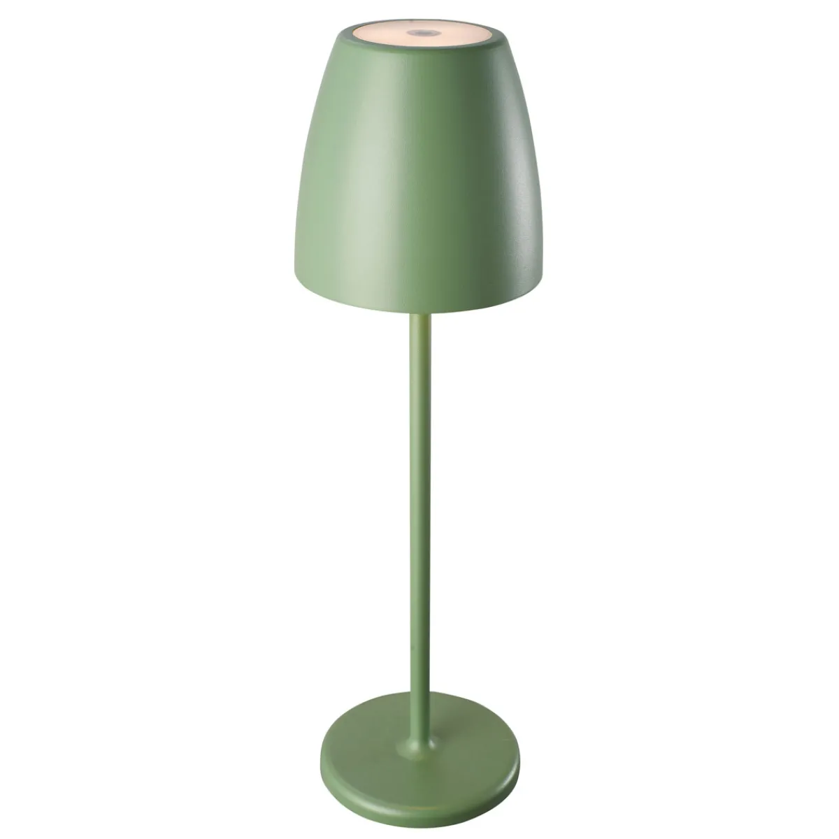 Best Lightme Akku-Tischleuchte Tavola salbeigrün