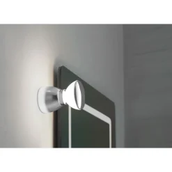 New Lightme Badleuchte Aqua IP 44 Kopfspiegelleuchte Chrom