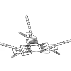 New Litzclip Litzen-T-Verbinder 5 St.