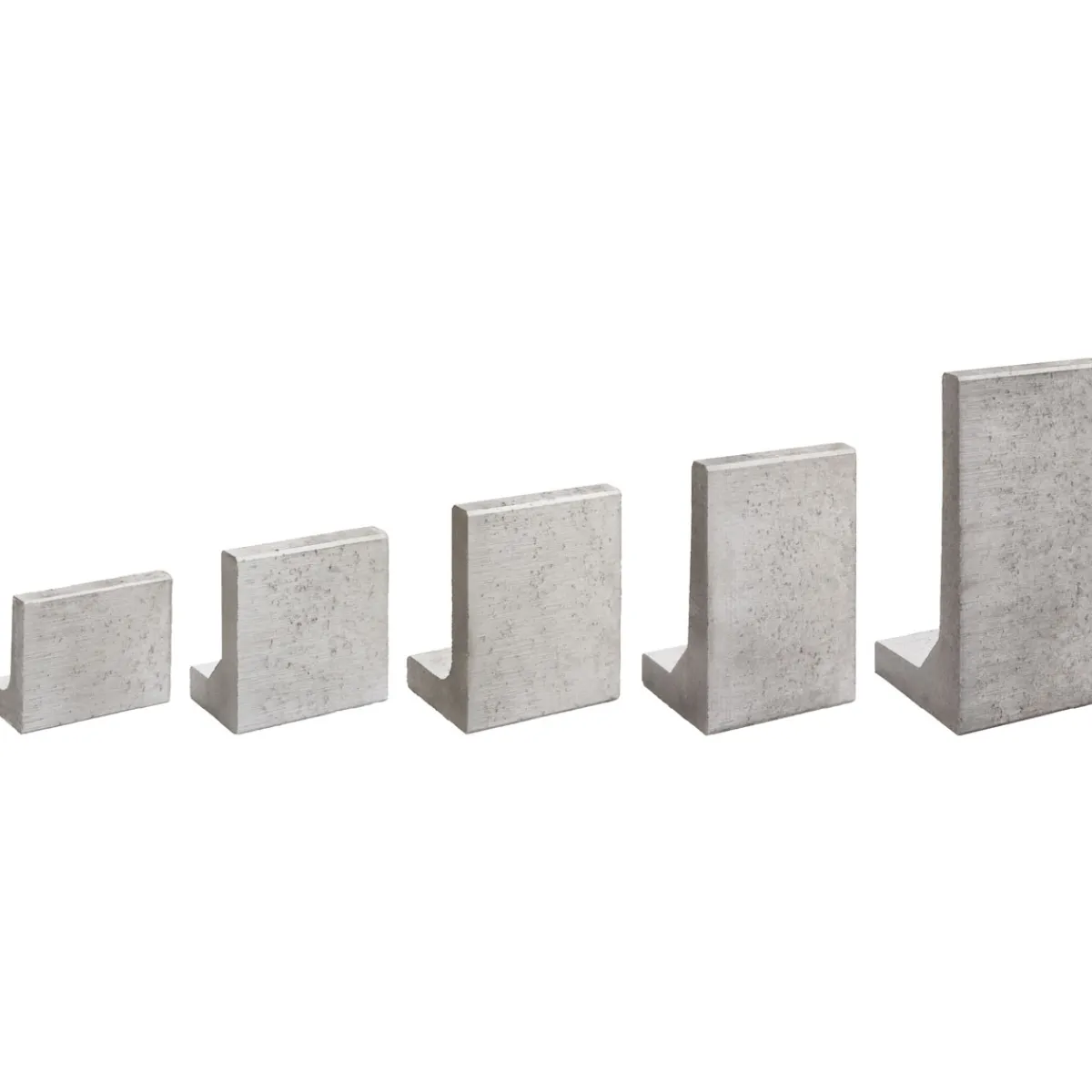 Best Lusit L-Stein 50x32x40x8 cm Grau, mit Fase