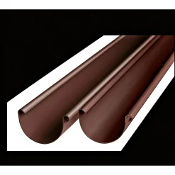 Discount Marley Dachrinne RG 100 Kunststoff halbrund 2m braun