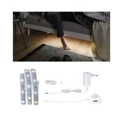 Outlet Paulmann MaxLED 250 Comfort Set Bett 1m Warmweiss2700K Protect Cover IP44 4W 24V Silb