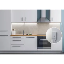 Outlet Paulmann MaxLED 500 Comfort Set kitchen 1,8m IP44Cover 2700K 11W 230/24V 20VA Silber Kst
