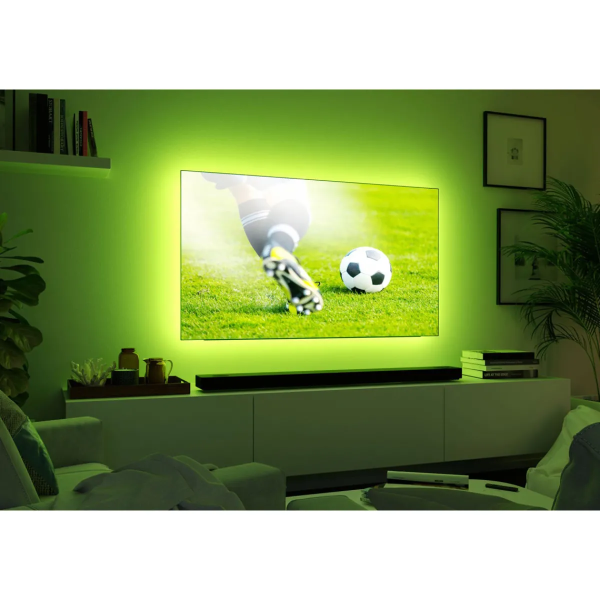 Discount Paulmann MaxLED 250 Comfort Sets TV 65 RGBW 3000K22W 230/24V Silber Kst