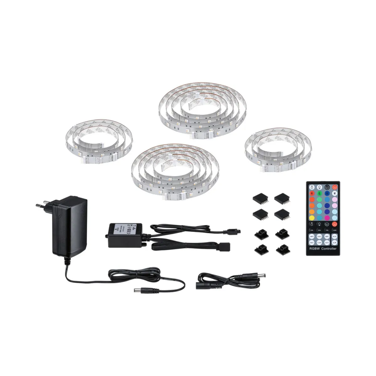 Discount Paulmann MaxLED 250 Comfort Sets TV 65 RGBW 3000K22W 230/24V Silber Kst