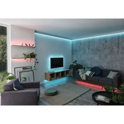 New Paulmann MaxLED 250 Stripe 5m RGBW IP20 3000K 32W24V Silber
