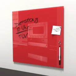 Online Pro-Art Memo-Art rot 50 x 50 cm Memoboard