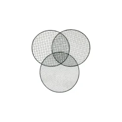 Best Siena Garden Metall Gartensieb 3 Einleger37x32x7,5 cm