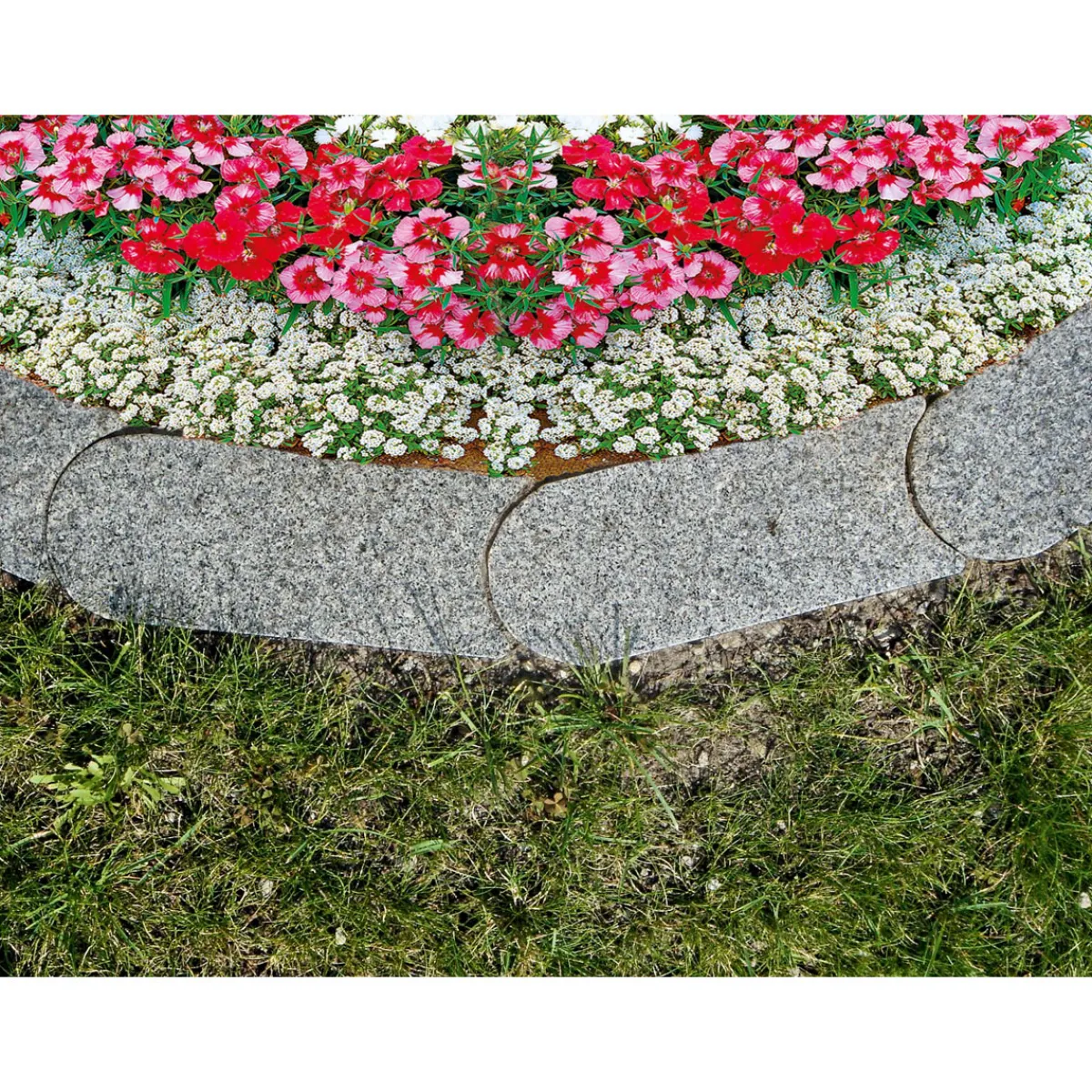 New Mähkante Granit 24 x 10 cm