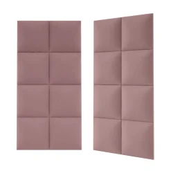 Mollis Polsterpaneele altrosa 30 x 30 cm