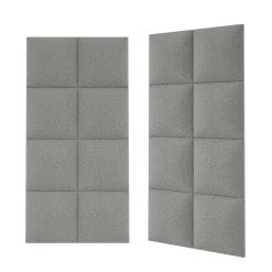 Discount Mollis Polsterpaneele grau 30 x 30 cm