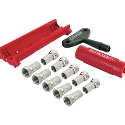 Clearance Schwaiger Montage-Set f. F-Stecker Kabel