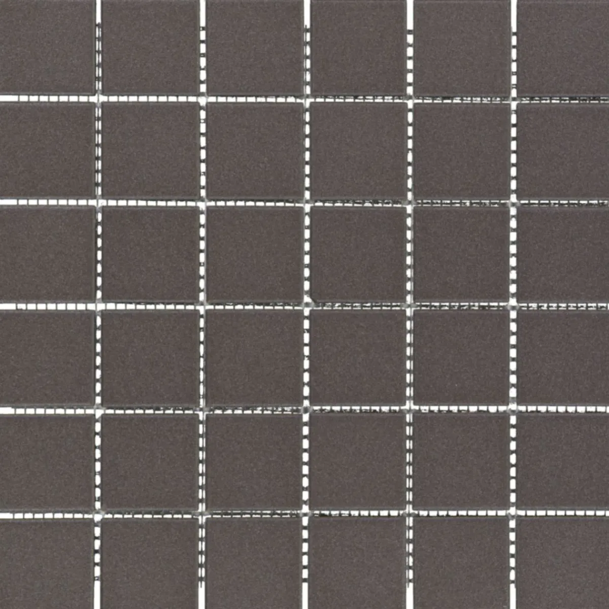 Best Mosaikfliese Vitra Uni Black 30 x 30 cm