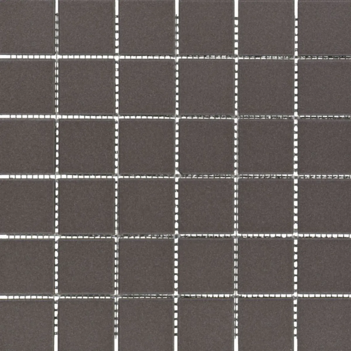 Best Mosaikfliese Vitra Uni Black 30 x 30 cm