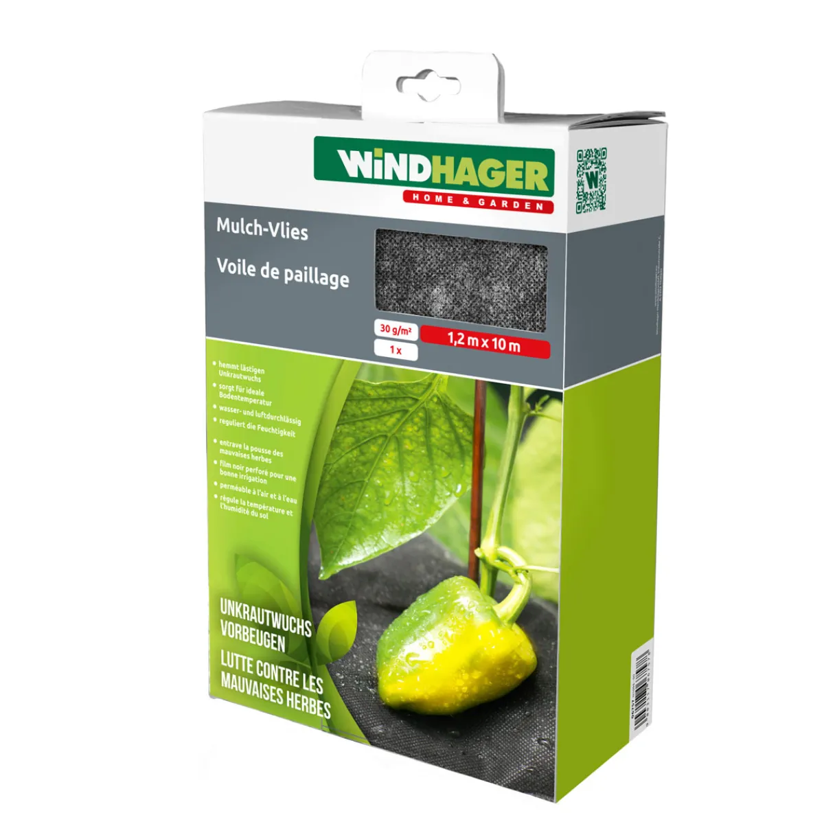 Sale Windhager Mulch-Vlies 1,2x10m schwarz