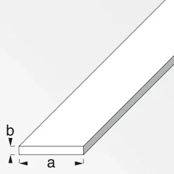 Online MyTool Flachstange 40 x 3 cm 1m silber