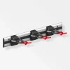 Discount MyTool Gerätehalter-Set X-Star mit Schiene schwarz-rot