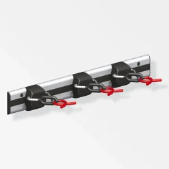 Discount MyTool Gerätehalter-Set X-Star mit Schiene schwarz-rot