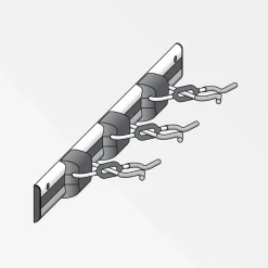 Discount MyTool Gerätehalter-Set X-Star mit Schiene schwarz-rot
