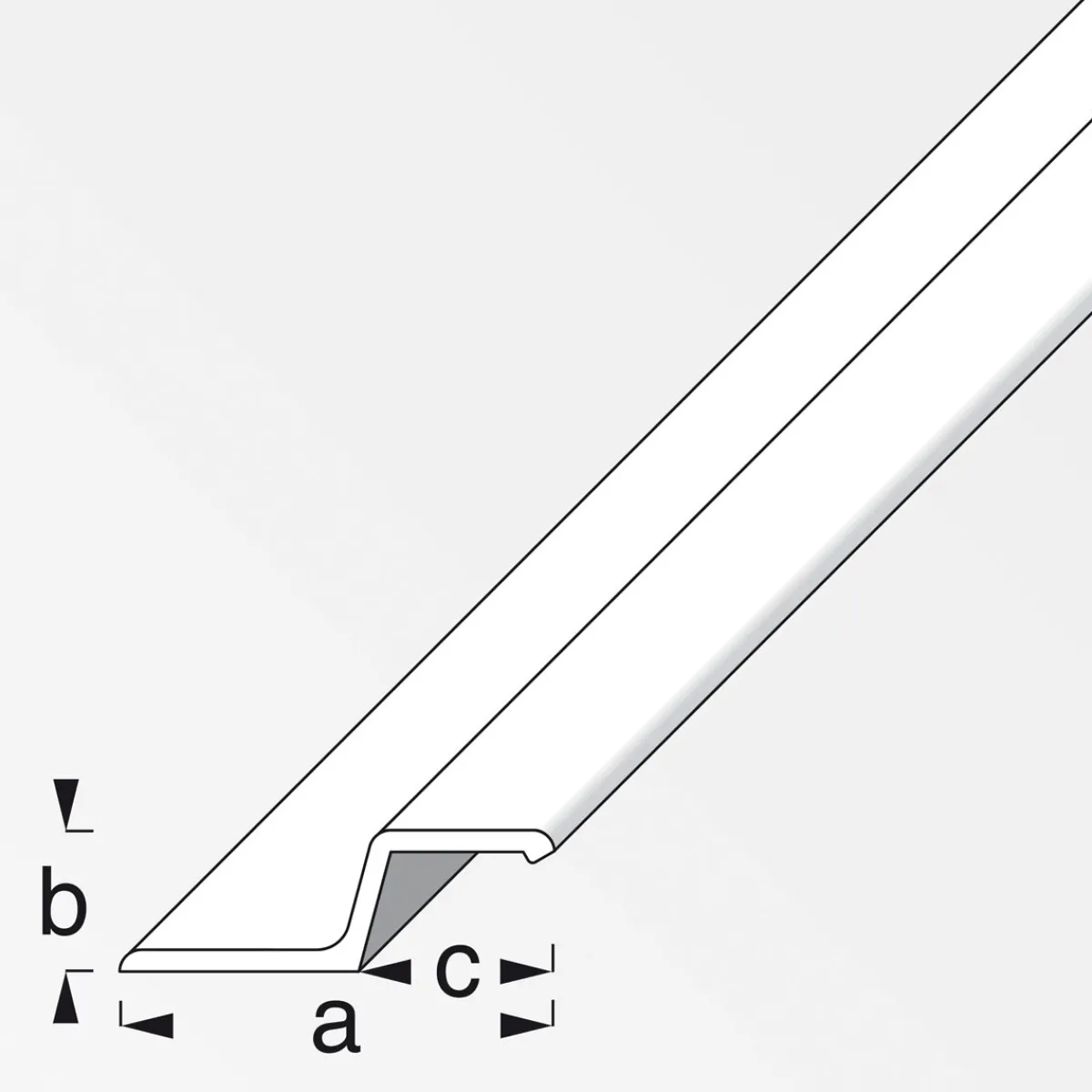Sale MyTool Griffprofil 40 x 13 x 18 cm 1m silber