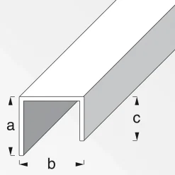 Outlet MyTool Griffprofil 20 x 22 x 15 cm silber