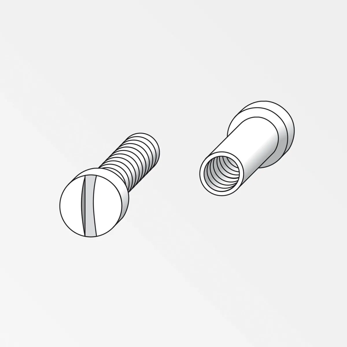New MyTool Hülsenmutter-Set Prismatech M3 x 6-7 mm 24-teilig