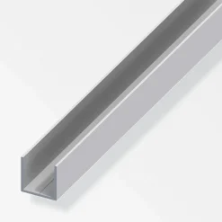 Clearance MyTool Quadrat-U 23,5 mm 1m Aluminium silber