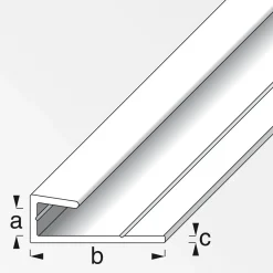 Discount MyTool Rahmeneinfass-Profil 5,1 mm 1m silber