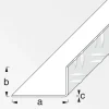 Outlet MyTool Riffelblechwinkel 29,5 x 53,6 mm 1m blank