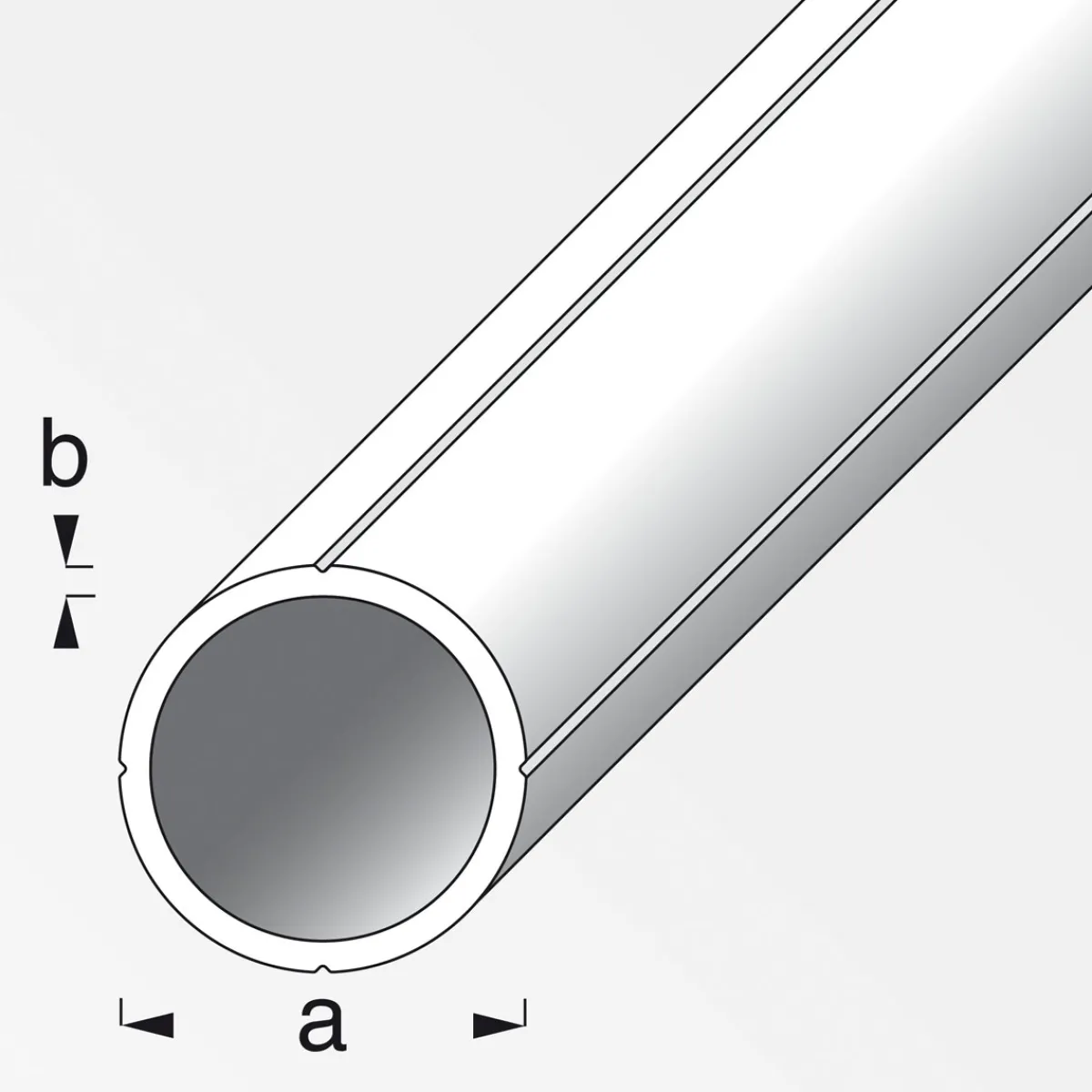 Clearance MyTool Rundrohr 19,5 mm 1m blank