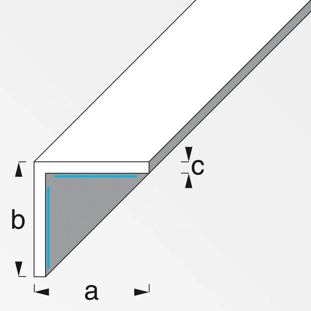 Best MyTool Sk-Winkel 0 x 0 mm m PVC weiß