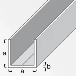 MyTool U-Profil 15,5 mm 1m weiß