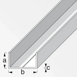 Best MyTool U-Profil 15,5 x 27,5 mm 1m weiß