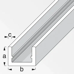 Outlet MyTool U-Profil 10 x 13,5 x 1,5 mm 1m silber