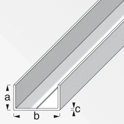 Online MyTool U-Profi 15,5 x 27,5 mm 1m blank