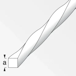 Clearance MyTool Vierkantstange 10 x 10 mm 2m gewunden