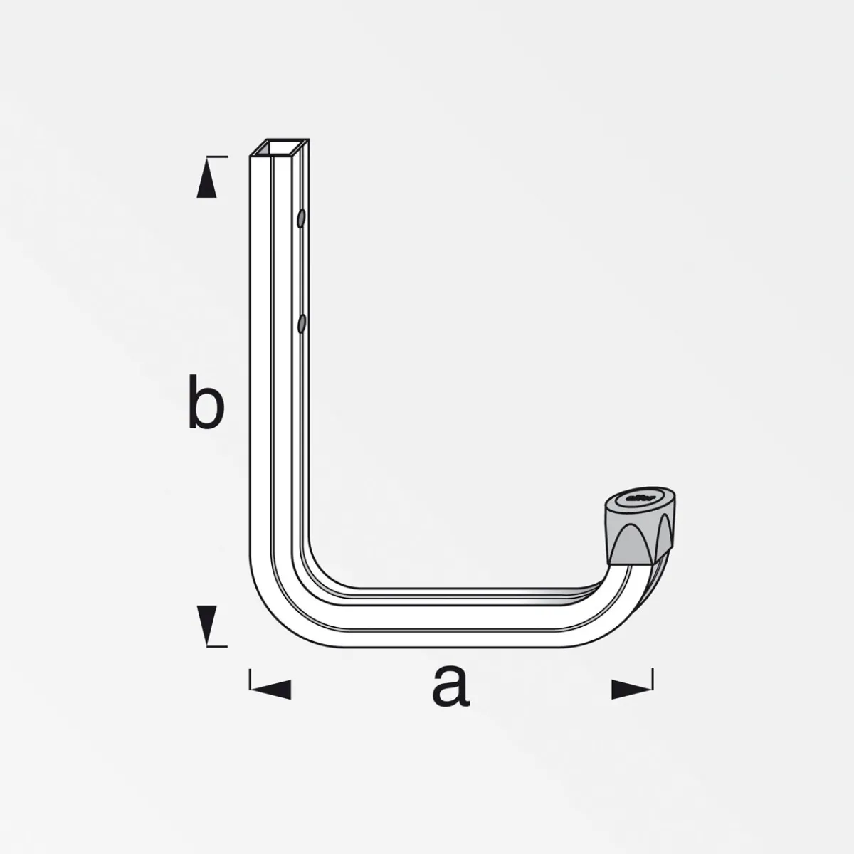 New MyTool Wandhaken 115 x 140 mm blank