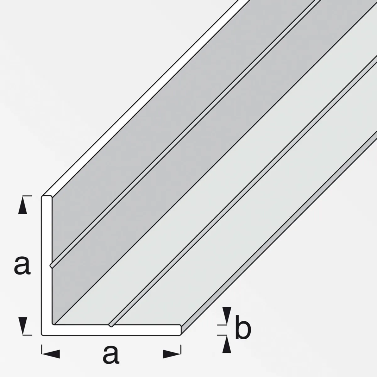 Online MyTool Winkel 11,5 mm 2,5m gleichschenklig blank