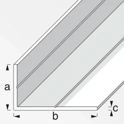 Online MyTool Winkel 29,5 x 53,6 mm 1m ungleichschenklig blank