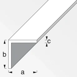New MyTool Winkel 0 x 0 x cm 1m silber
