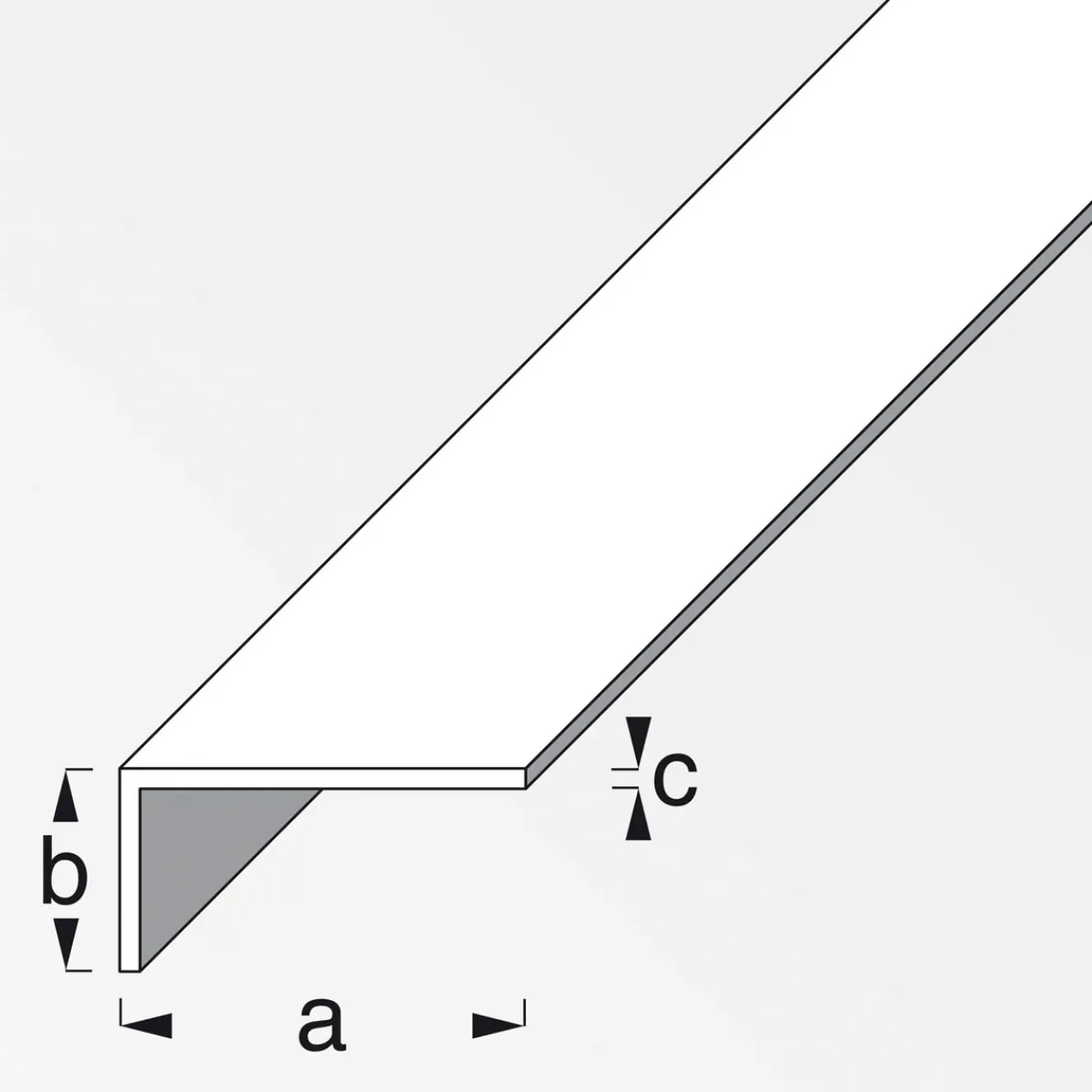 MyTool Winkel 40 x 15 x 1,5 mm 1m silber-eloxiert