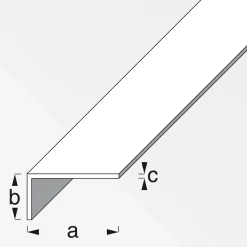 Clearance MyTool Winkel 40 x 10 x 2 mm 2m weiß